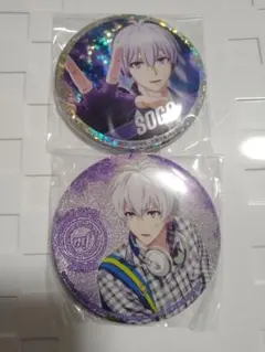 アイドリッシュセブン　逢坂壮五　缶バッジ　セット　アイナナ　ホログラム