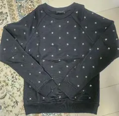 Diesel 星スタッズ スウェット 黒