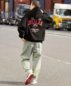 CHICAGO BULLS シカゴ・ブルズ パーカー ブラック