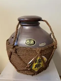 特大　レア　瑞泉 泡盛用 空甕　シュロ縄巻かめ　空甕のサムネイル