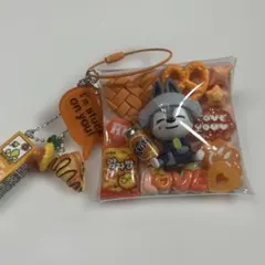 Straykids Skzoo サウナ ガチャガチャポーチ　バンチャン　オレンジ