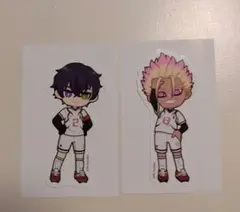 ブルーロック　ステッカー　オリヴァ・愛空　士道龍聖　2枚セット　未使用　セリア