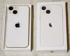 美品 iPhone 13 mini スターライト　箱付き