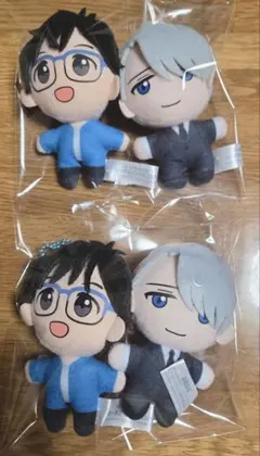 ユーリ!!! on ICE ぬいぐるみ 勇利 ヴィクトル キーチェーンマスコット