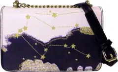 ショルダーバッグ ミニバッグ ミニショルダー レディースバッグ　星　ネイビー☆