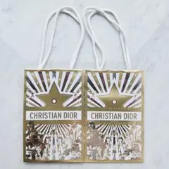 Dior ディオール ホリデー 限定 ショップ袋 ショッパー 2025 2枚