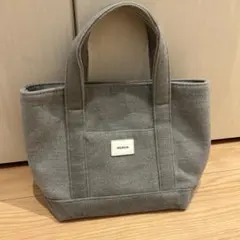 MURUA フェルト　ミニトート　バッグ　グレー