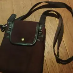 COMME CA ISM ダークブラウン ショルダーバッグ
