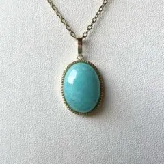 エメラルド翡翠✴️天然石ネックレス⑤