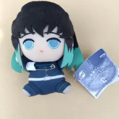 鬼滅の刃　くっつきぬいぐるみバッジ　マスコット　時透無一郎