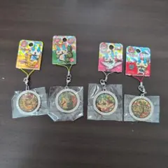 妖怪ウォッチ　御当地限定　メタルストラップ　コマさん　　4個セット