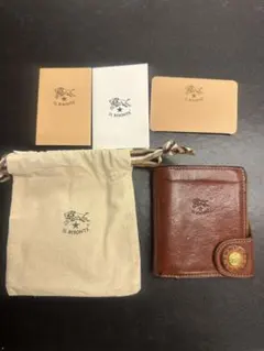 IL BISONTE イルビゾンテ 55周年 二つ折り財布 ブラウン