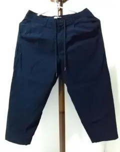 BACK NUMBER UVカット接触冷感 ストレッチ ワイド アンクルパンツ