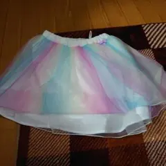 グラデーションチュールスカート 120