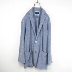 G6229*BEAMS ビームス☆テーラードジャケット☆ライトネイビー☆M