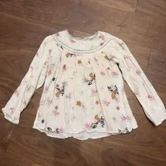 ZARA KIDS 花柄長袖ブラウス 8サイズ　128cm
