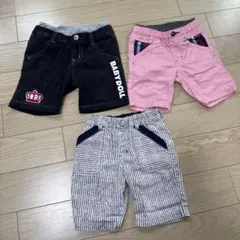 BABYDOLL ショートパンツ 3点セット 90