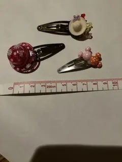 カラフル ヘアクリップ 3個セット