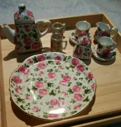 薔薇のミニチュアティーセット