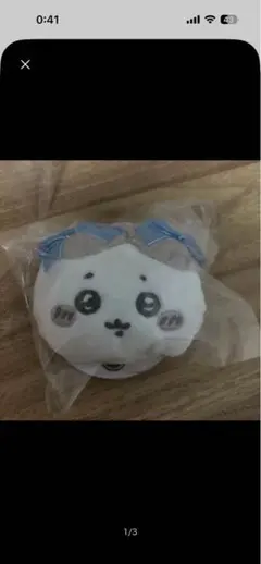 ちいかわ ハチワレ リボン がま口マスコット