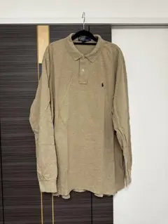 Polo Ralph Lauren 長袖ポロシャツ ベージュ ラルフローレン