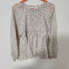 tete a tete 花柄ブラウス　120