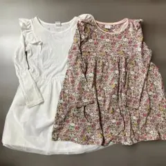 Next リバティ風ワンピース110-120 5-6歳　2枚セット