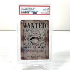 PSA10 ワンピース ルフィ SEC SPスペシャルカード 手配書
