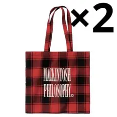 LEE 付録　マッキントッシュフィロソフィー　チェック柄　BIG トート