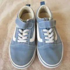 バンズ オールドスクール　水色/白　18㎝　ok2510B