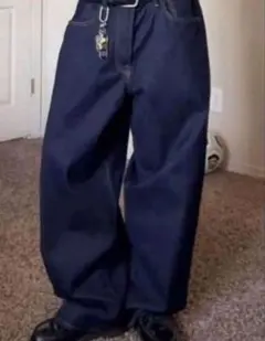 Gap スーパーバギーデニム　ダークインディゴ　濃紺　30/30