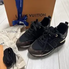美品 25年製 袋付 ルイヴィトン LV スニーカリーナ 35.5 モノグラム
