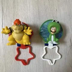 ハッピーセット ルイージ クッパ　マスコット キーホルダー 2点セット