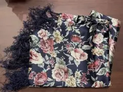 【美品】ストール　花柄　ショール