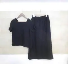 新品　上下ブラックセット　セットアップ