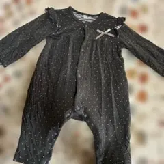 ドット柄ロンパース　綿100 80