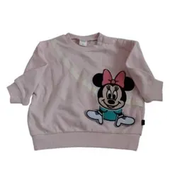 タグ付き☆ミニーちゃんの薄手トレーナー(80)