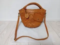 ズッケロフィラート 本革 メッシュ 2wayバッグ