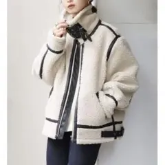 ungrid ボアムートンブルゾン