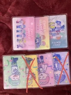 おそ松さんアクリルカード5種まとめ売り