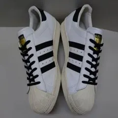 アディダスadidasスーパースターSUPER STAR 80s白/黒28㎝美品