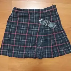 COMME CA DU MODE チェック柄ミニスカート