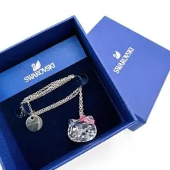 廃盤 レア品 Swarovski ハローキティ ネックレス サンリオ コラボ
