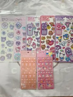【新品未使用】サンリオシール　7点セットのサムネイル
