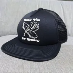 adidas メッシュキャップ スケボー バラ ブラック 黒