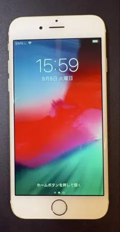 【極美品】 iPhone6 ゴールド 本体 最大容量92%
