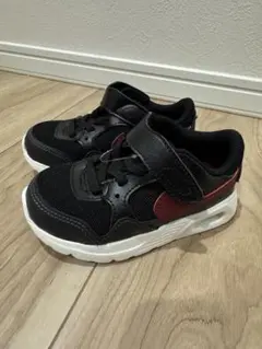新品Nike Air Max スニーカー 黒/赤 ベルクロ