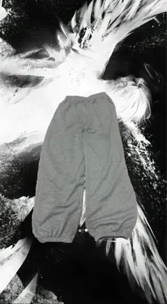 グレー ジョガーパンツ スウェット素材