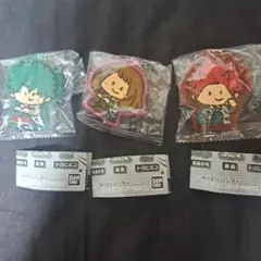 ヒロアカ　カプセルラバーマスコット　ガチャガチャ　ガシャポン　限定　3種セット