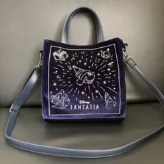 Maison de FLEUR FANTASIA/2Wayトートバッグ ネイビー